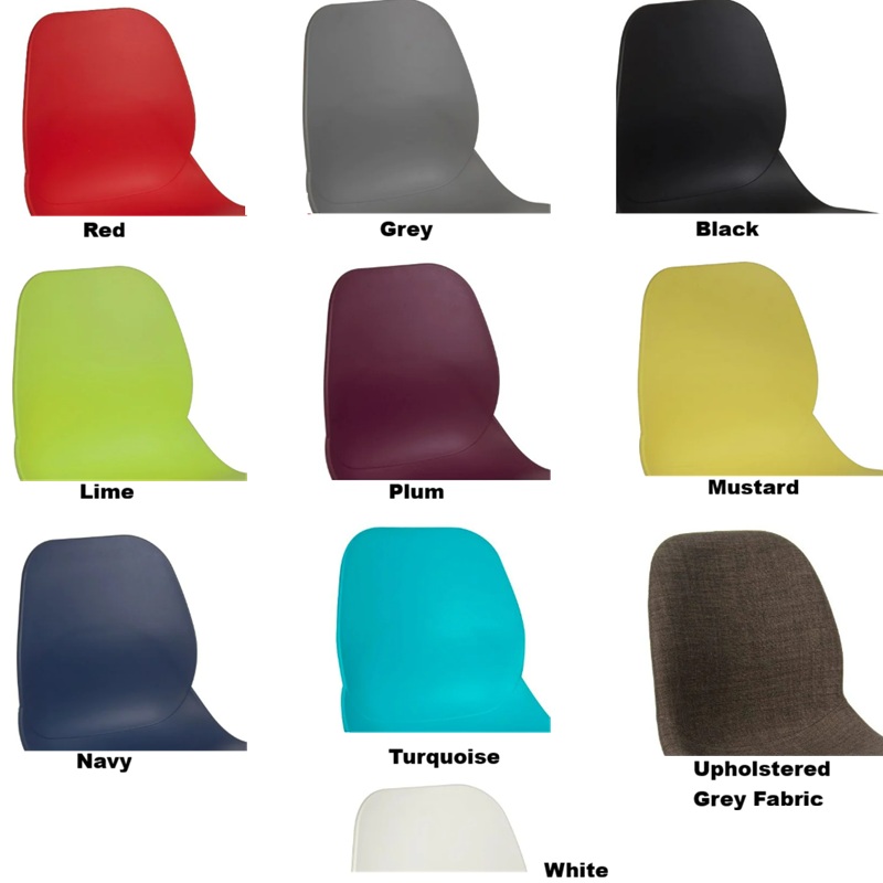 Shoreditch Student Cafeteria High Stools with Skid Legs - See Colours