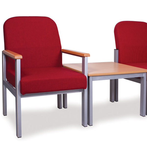 Extra Heavy Duty Adv 304-306 Low Easy Waiting Room Seating with Coffee Table - See Options