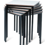 Spiral Stacking Scholar Desks for Classroom