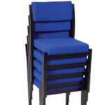 Heavy Duty Traditional Stacking Hall Chairs / Waiting Room Chairs