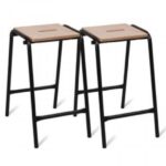 DGW Wooden Top Lab Stools with Handholes