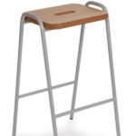 Veneer Flat Top Classroom Stools
