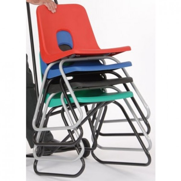 E Series Skid Base Student Chairs - See Colours