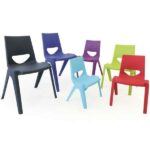 EN1 Stackable Plastic Classroom Chairs