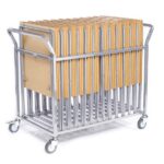 24 Exam Desks Trolley | Safe & Sturdy