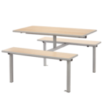 Fixed School Canteen Dining Table & Bench Un