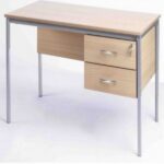 FW Low Cost Teachers Desks | Drawers & Modesty Panel