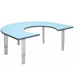 Rainbow Height Adjustable Primary School Tables