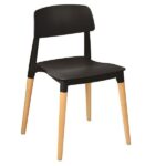 Luna Breakout Area Chairs / Cafe Chairs in Black / Grey / White
