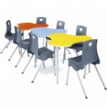 MT Connect Stackable Modular Classroom Tables for Wokspace