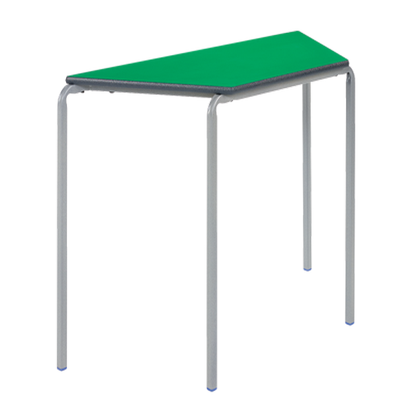 MT Crushed Bent Student Tables - Trapezoidal Table Top