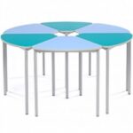 Segga Stacking Triangular Modular Tables - Design Layout
