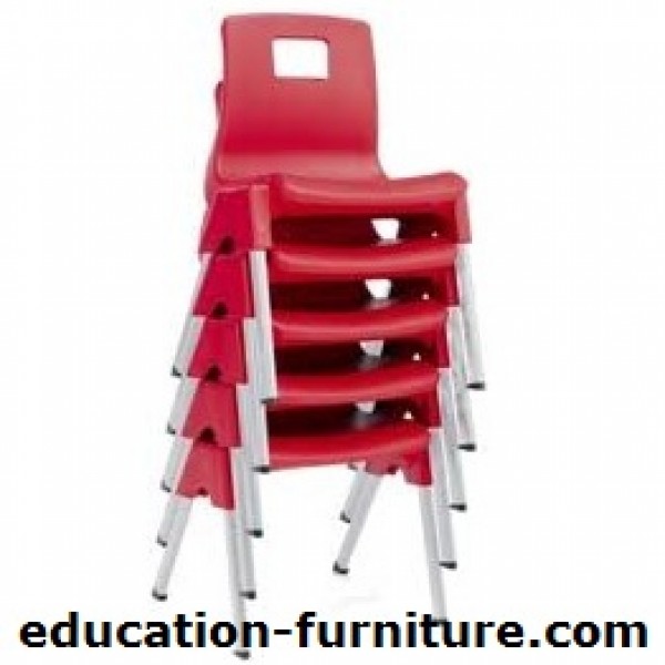 MT ST Chair - Classroom Chairs - Red