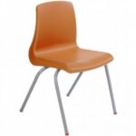 NP Stackable Classroom Chairs- Brown