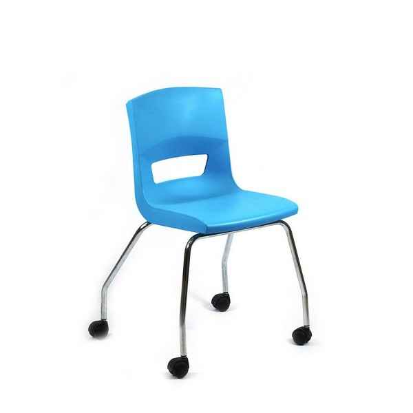 Postura+ 4 Leg On Castors - Aqua Blue