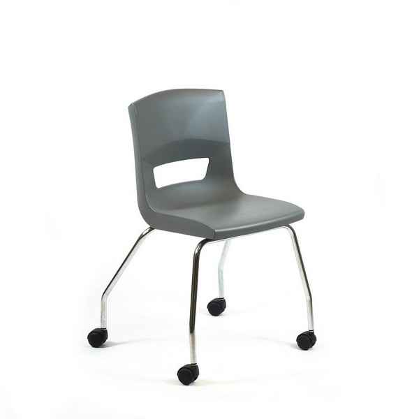 Postura+ 4 Leg On Castors - Iron Grey