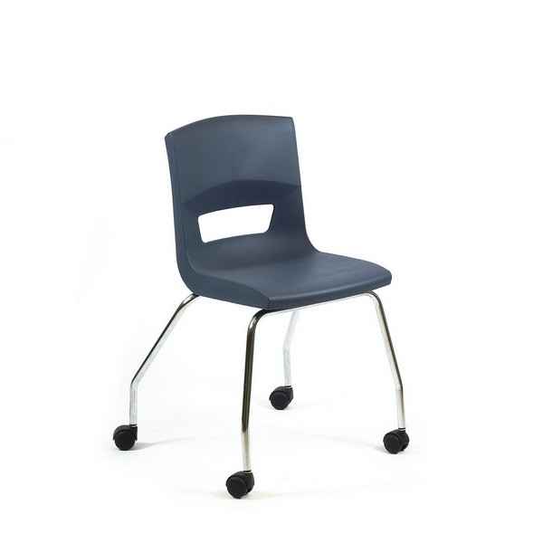 Postura+ 4 Leg On Castors - Slate Grey