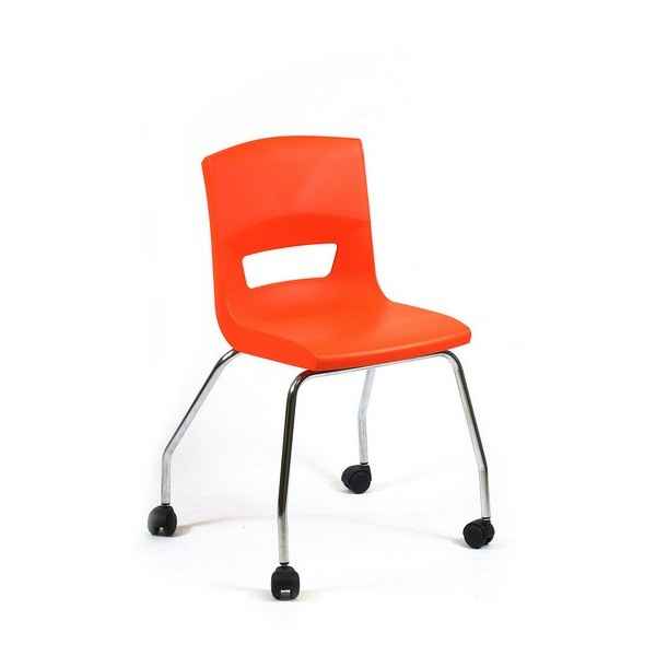 Postura+ 4 Leg On Castors - Tangerine Fizz