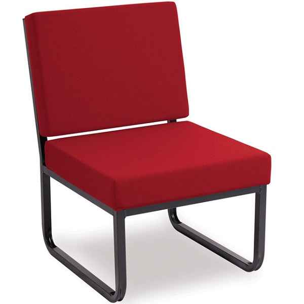 Adv Metal Framed Easy Waiting Room Seating - Red