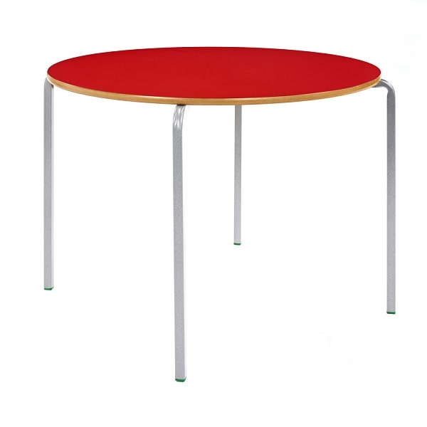 MT Crushed Bent Student Tables - Round Table Top
