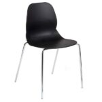 Shoreditch 4-Leg Chairs - Black