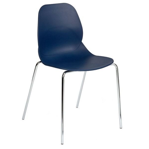 Shoreditch 4-Leg Chairs - Navy