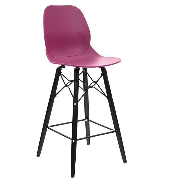 Shoreditch High Stools - Plum