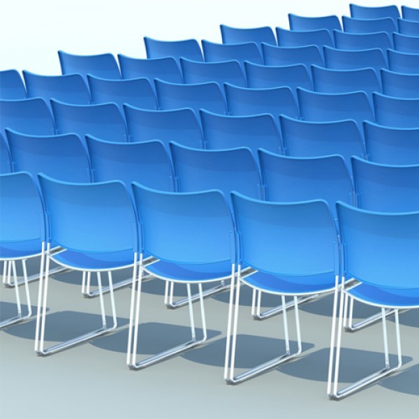 Z-Lite High Density Conference Chairs - Stackable & Linking