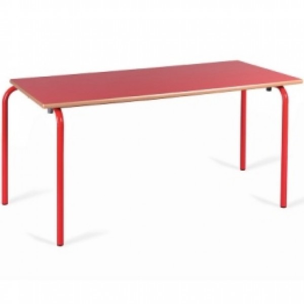 MT Standard Nursery Tables - Rectangle Red Top