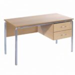 Low Cost Teachers Desk | Drawers & Modesty Panel