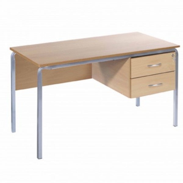 Low Cost Teachers Desk | Drawers & Modesty Panel