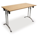 The Adv Folding Chrome Tables - Oblong