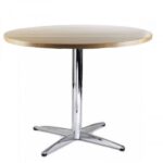 Lincoln Round Office Breakout Table with MFC Top