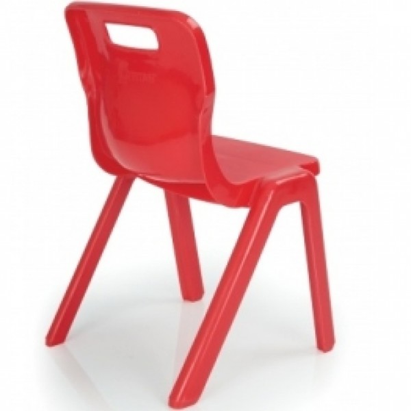 Titan One Piece Classroom Chairs Size 5 & 6 - Red