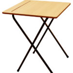 Z-LITE Premium Folding Exam Desks 600x600mm Square - Beech