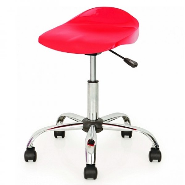 Titan Swivel Classroom Stools - Red