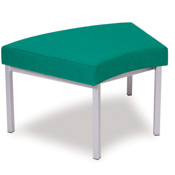 Upholstered Adv Curved Modular Seating Bench - See Colours