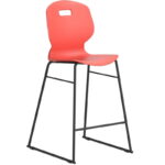 Arc High Chair for Lab / Classroom - Coral