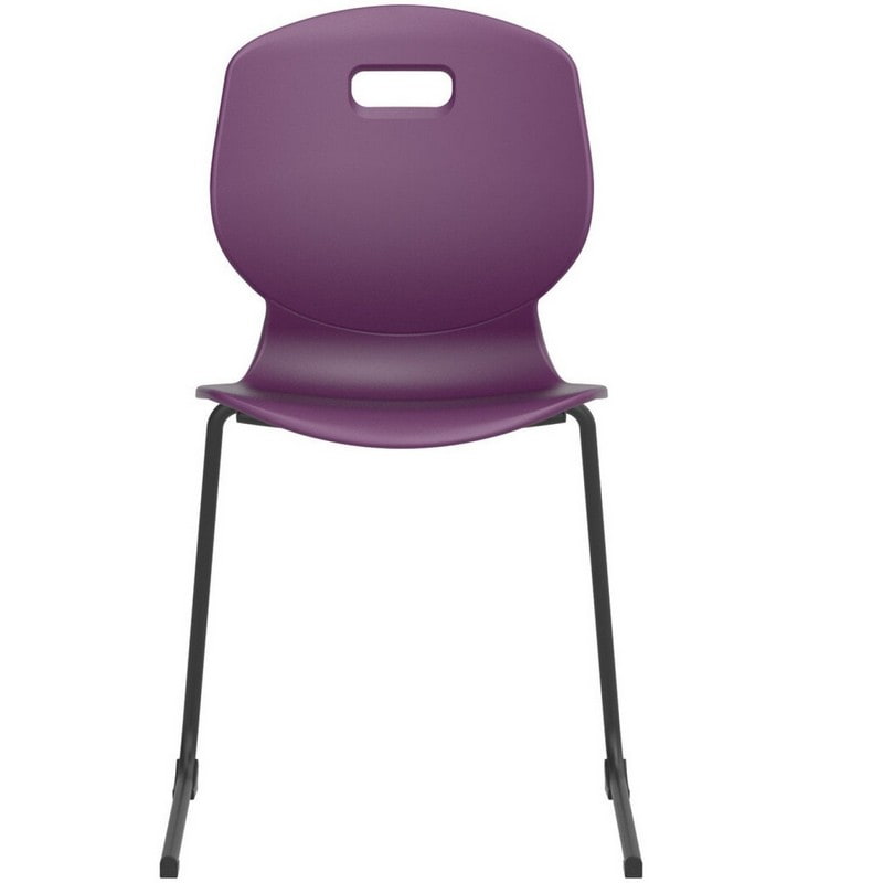 Arc Reverse Cantilever Chair - Grape