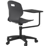 Arc Swivel Dynamic 3D Tilt Lecture Chair with Writing Tablet