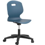 Arc Swivel Dynamic 3D Tilt Office Chair - Steel Blue