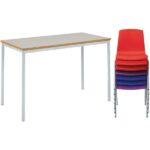 Furniture Package: Secondary Classroom Desks and Chairs