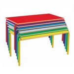 MT CB Colour Collection Classroom Tables - MDF edge