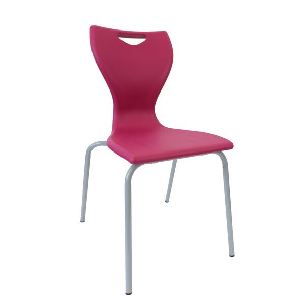 EN10 - Classic 4 Leg Classroom Chairs - Pink