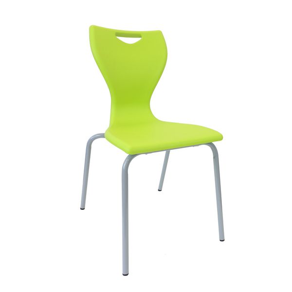 EN10 - Classic 4 Leg Classroom Chairs - Lime Green