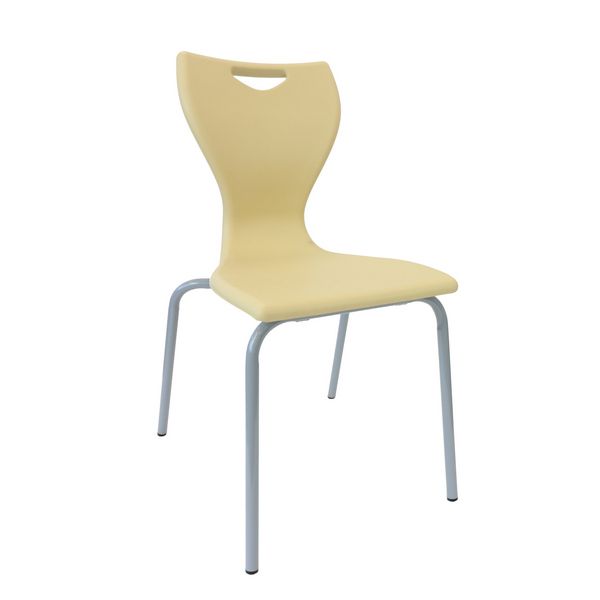 EN10 - Classic 4 Leg Classroom Chairs - Cream