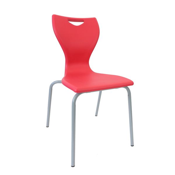 EN10 - Classic 4 Leg Classroom Chairs - Red