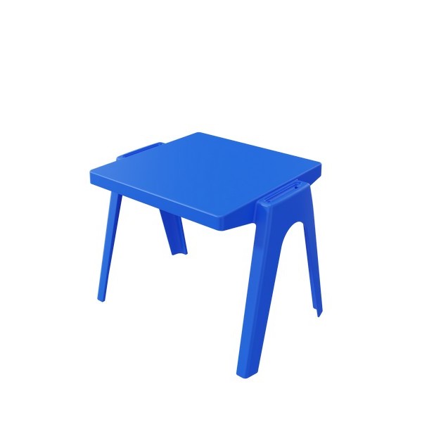 EN Core In / Outdoor Stacking Classroom Table blue