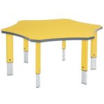 Flower Height Adjustable Primary School Tables