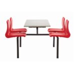 4 Seater Canteen Dining Table & Chairs Set